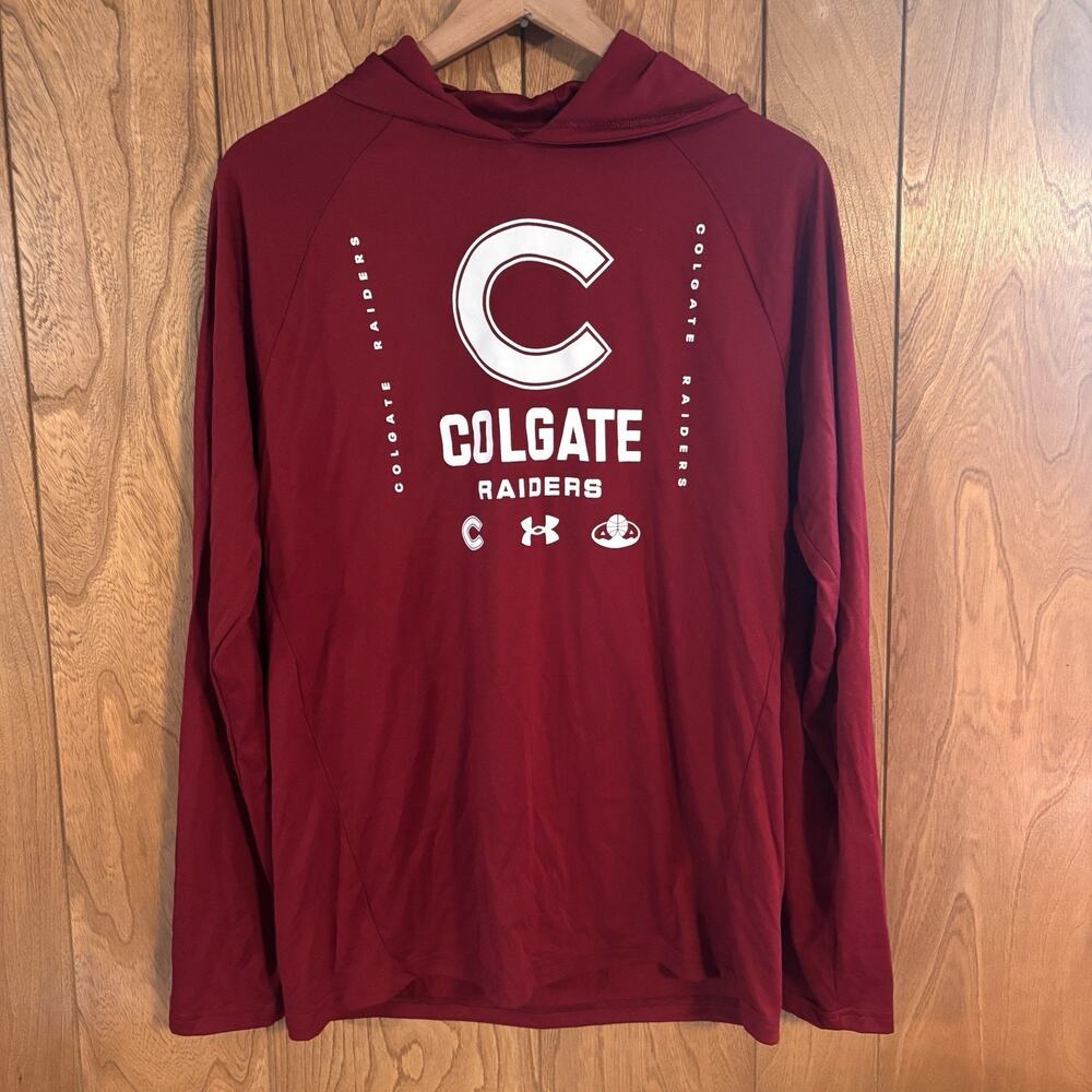 Under Armour Colgate Raiders Long Sleeve Shirt - Size Medium College NCAA